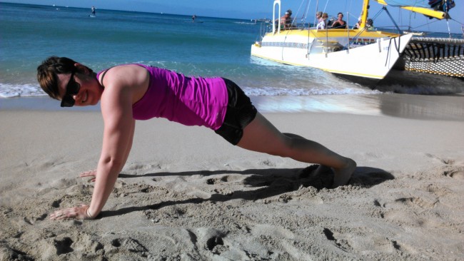 Traveling? Don't forget to send us your best Push-Up Man Pics! Thanks, Jables for the awesome pic from Hawaii!