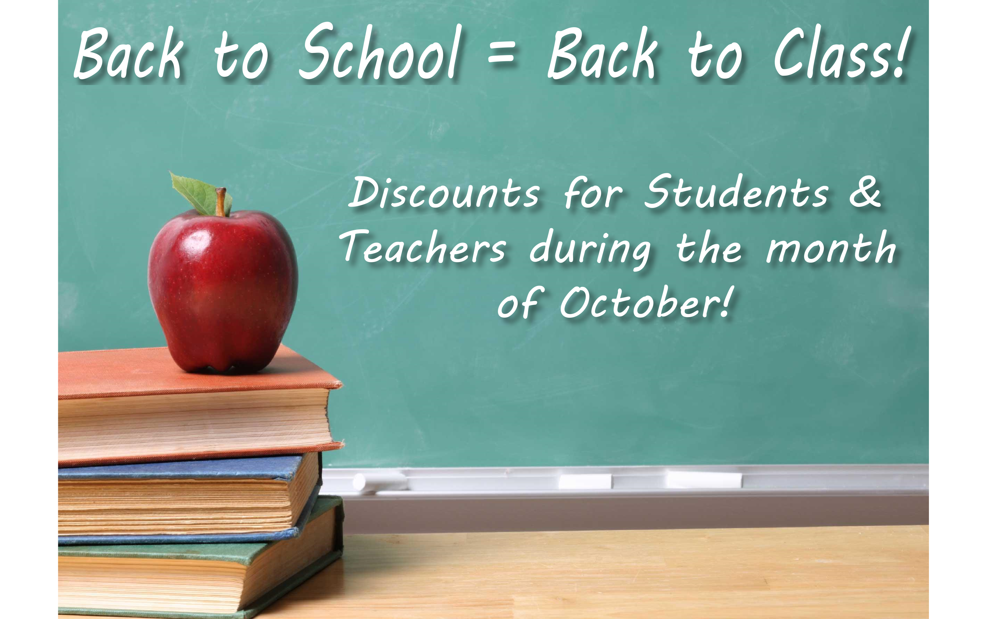 back to school discount